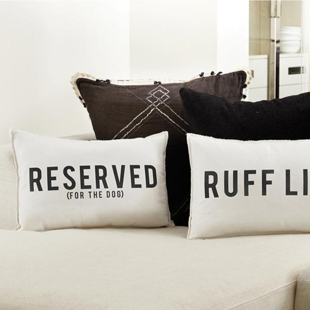 Lumbar Pillow - Reserved For the Dog
