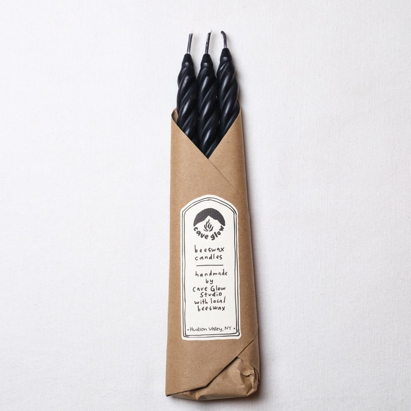 Spiral Beeswax Candle Set