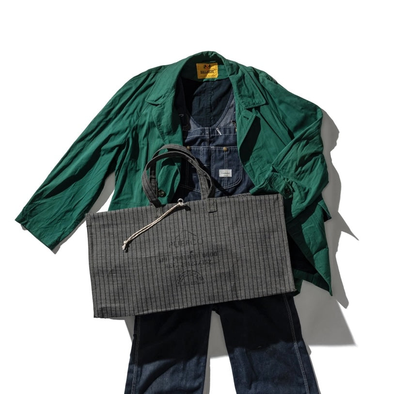 Waxed Canvas Large Bag