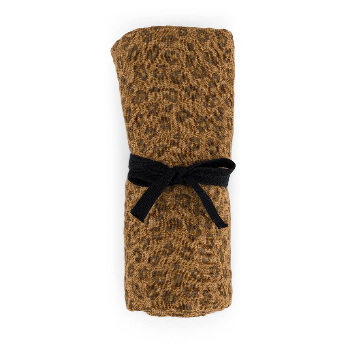 Bianca Scarf Cumin – Mini Leopard – Rose in April