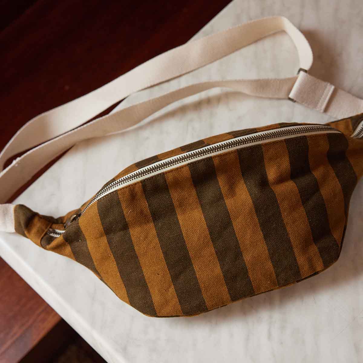 Bum Bag Cumin – Stripes – Rose in April