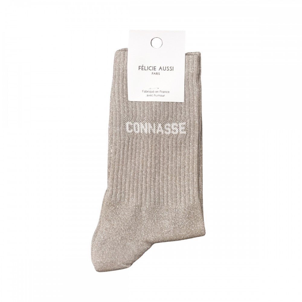 Message Glitter Socks