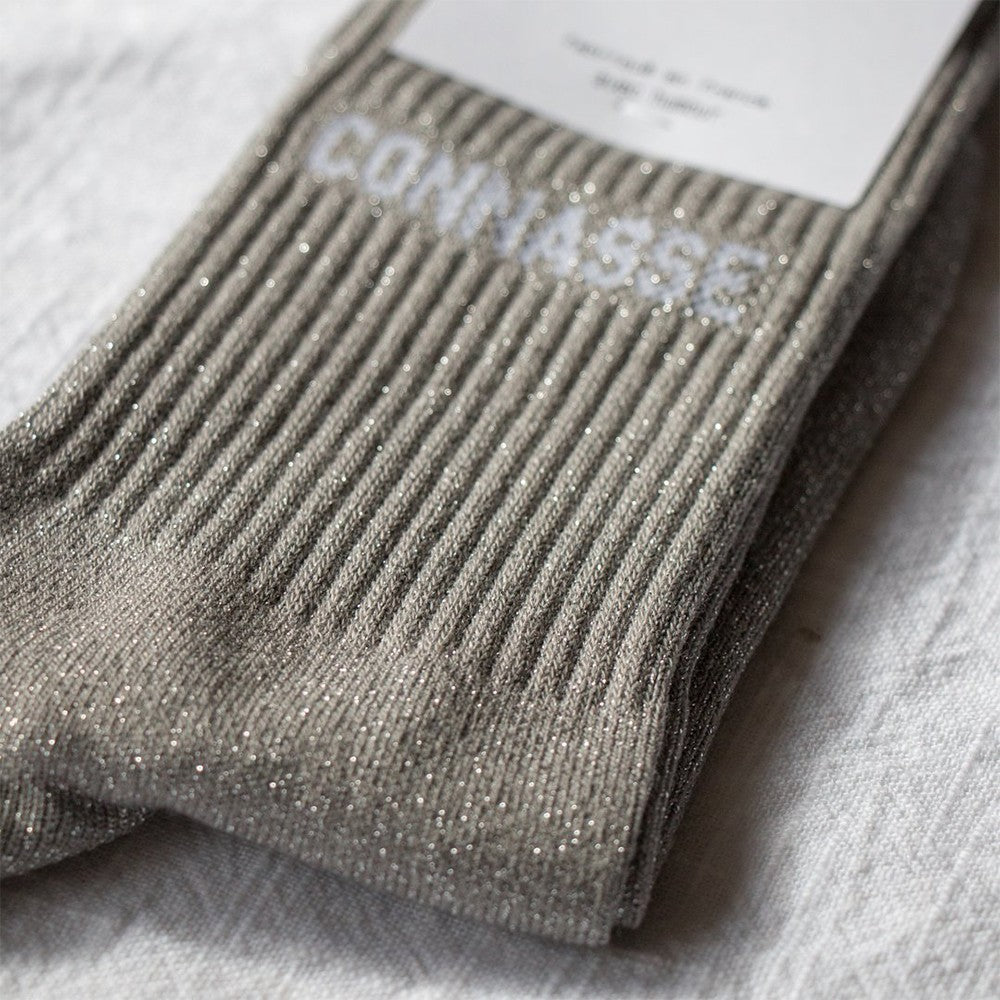 Message Glitter Socks