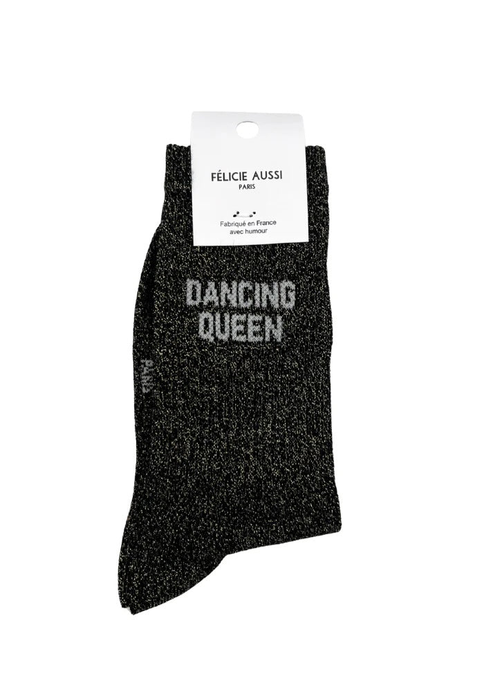 Message Glitter Socks