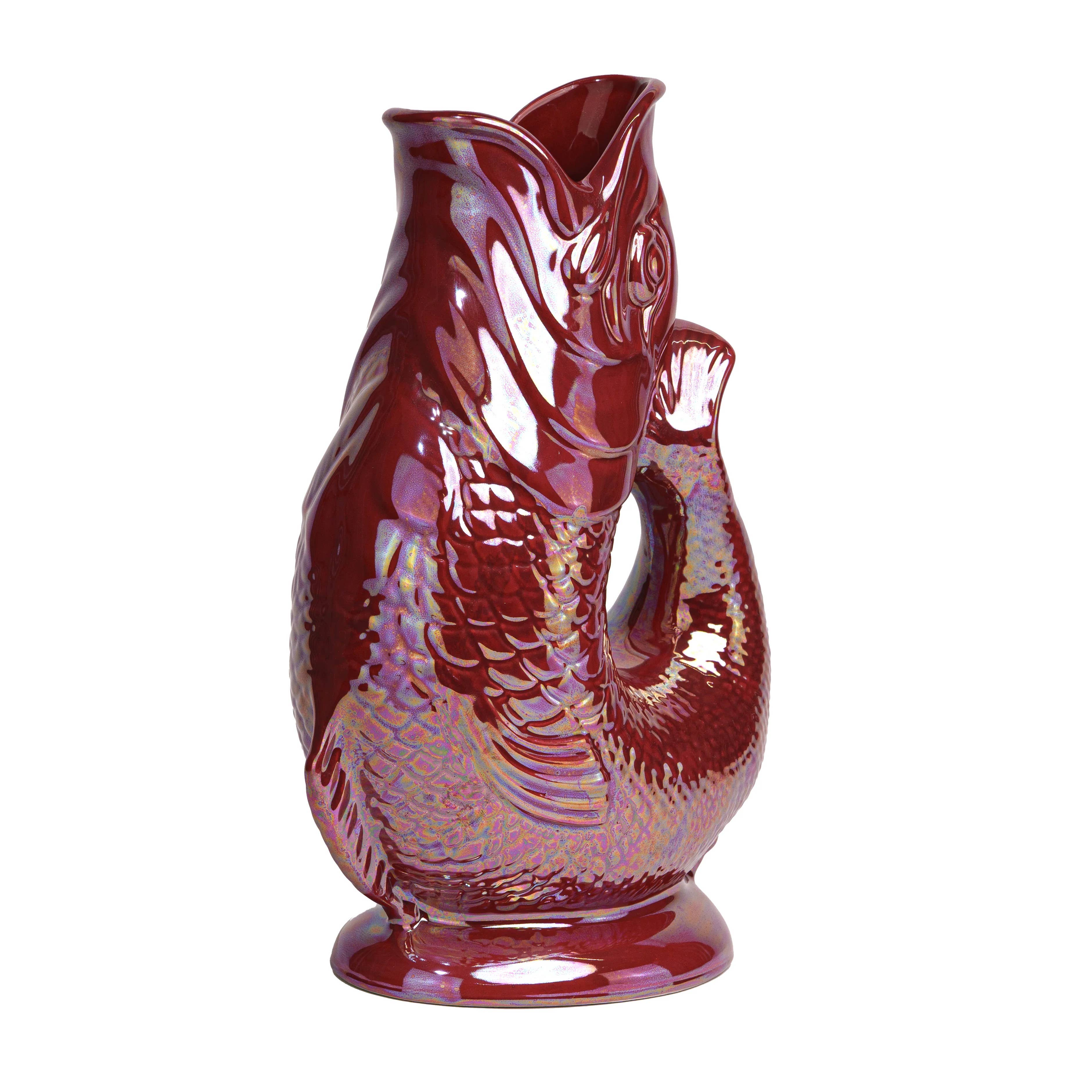 Cranberry Lustre Gluggle Jug – The Original Gluggle Jug Factory