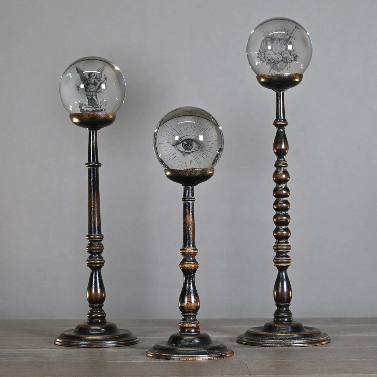 Crystal Sphere on Napoleon III Pedestal – Ateliers Davoy | French ...