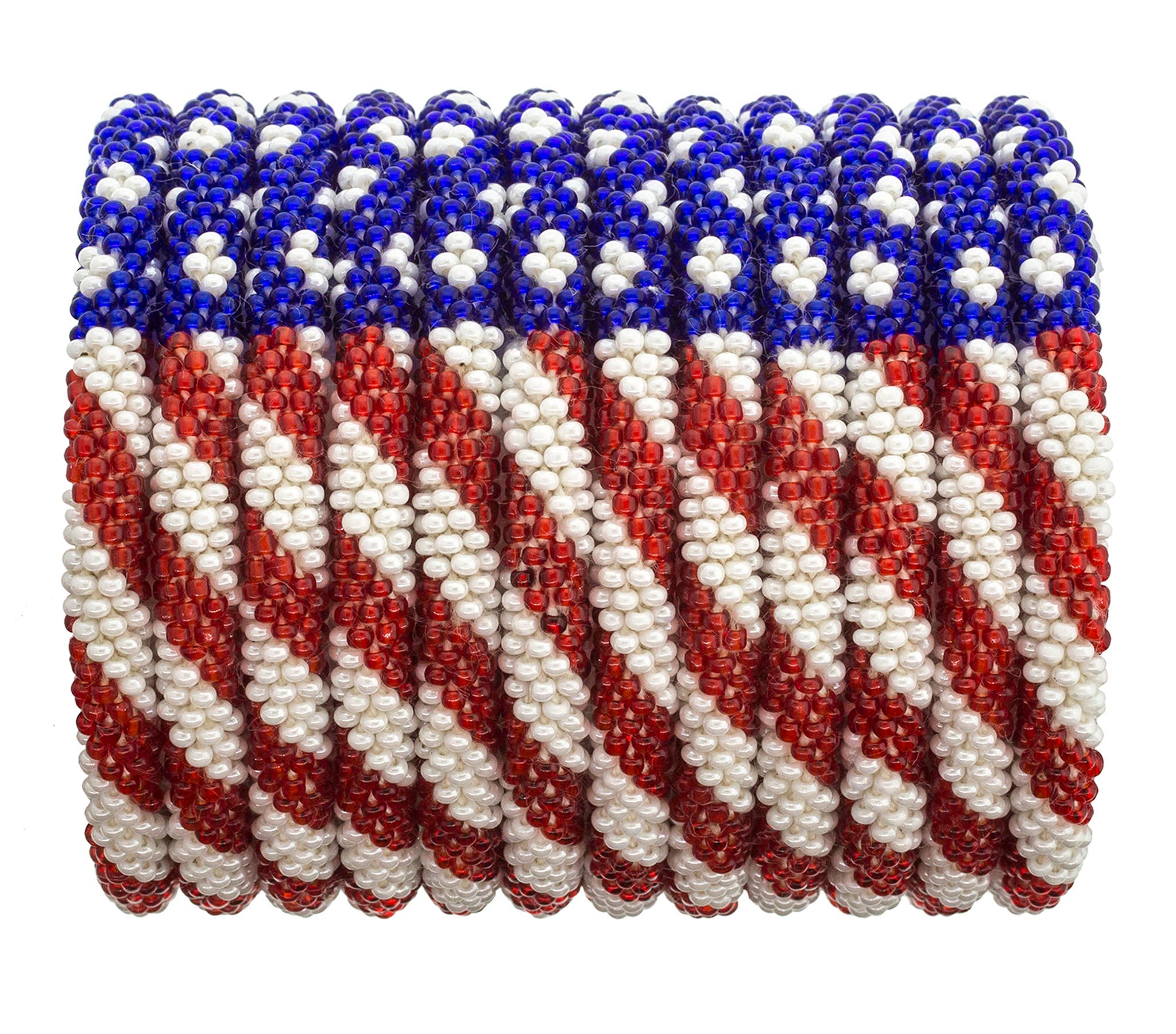 Roll-On® Patriotic Bracelets - Stars & Stripes