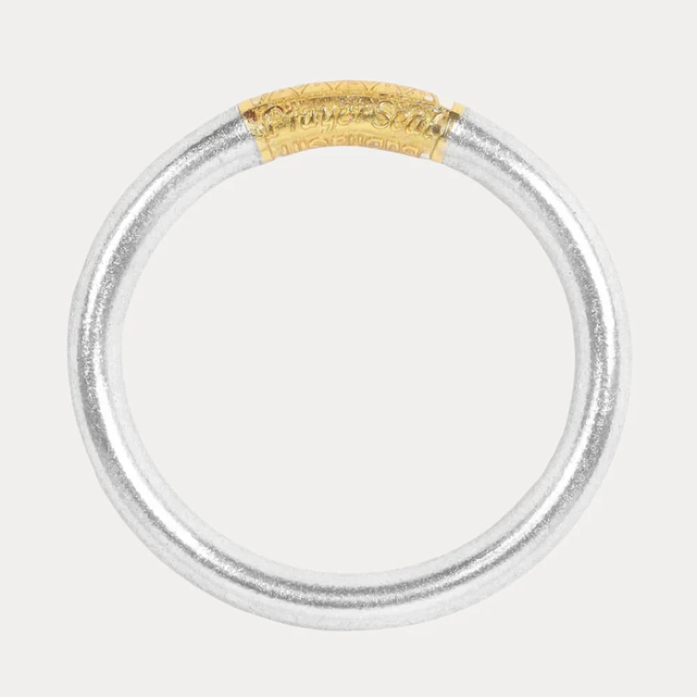 Giant Mantra Bracelet Silver
