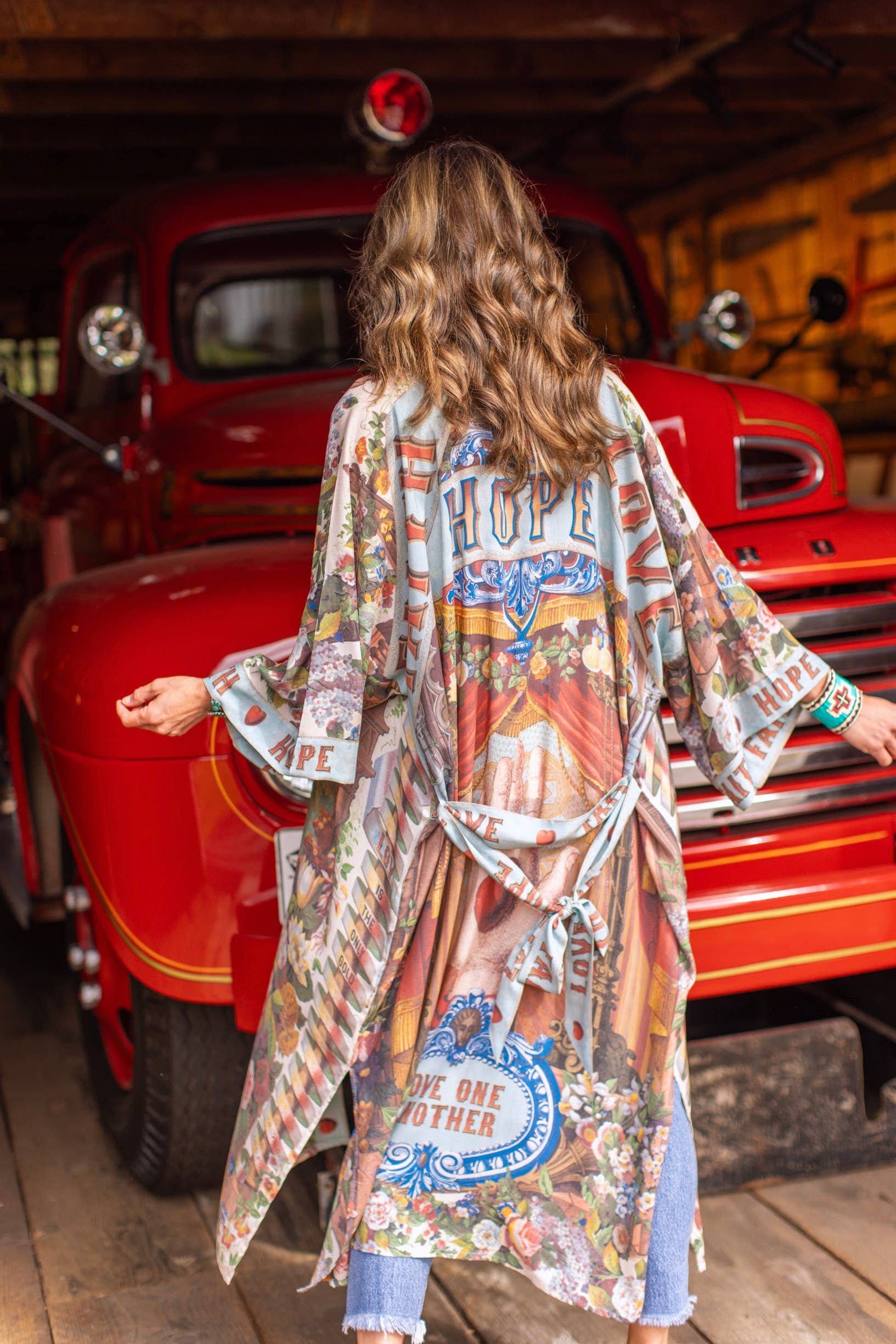Love Language Kimono Robe – Market of Stars