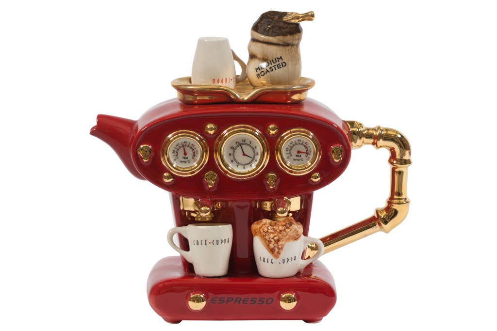 Red Double Espresso Large Teapot – Wade Ceramics
