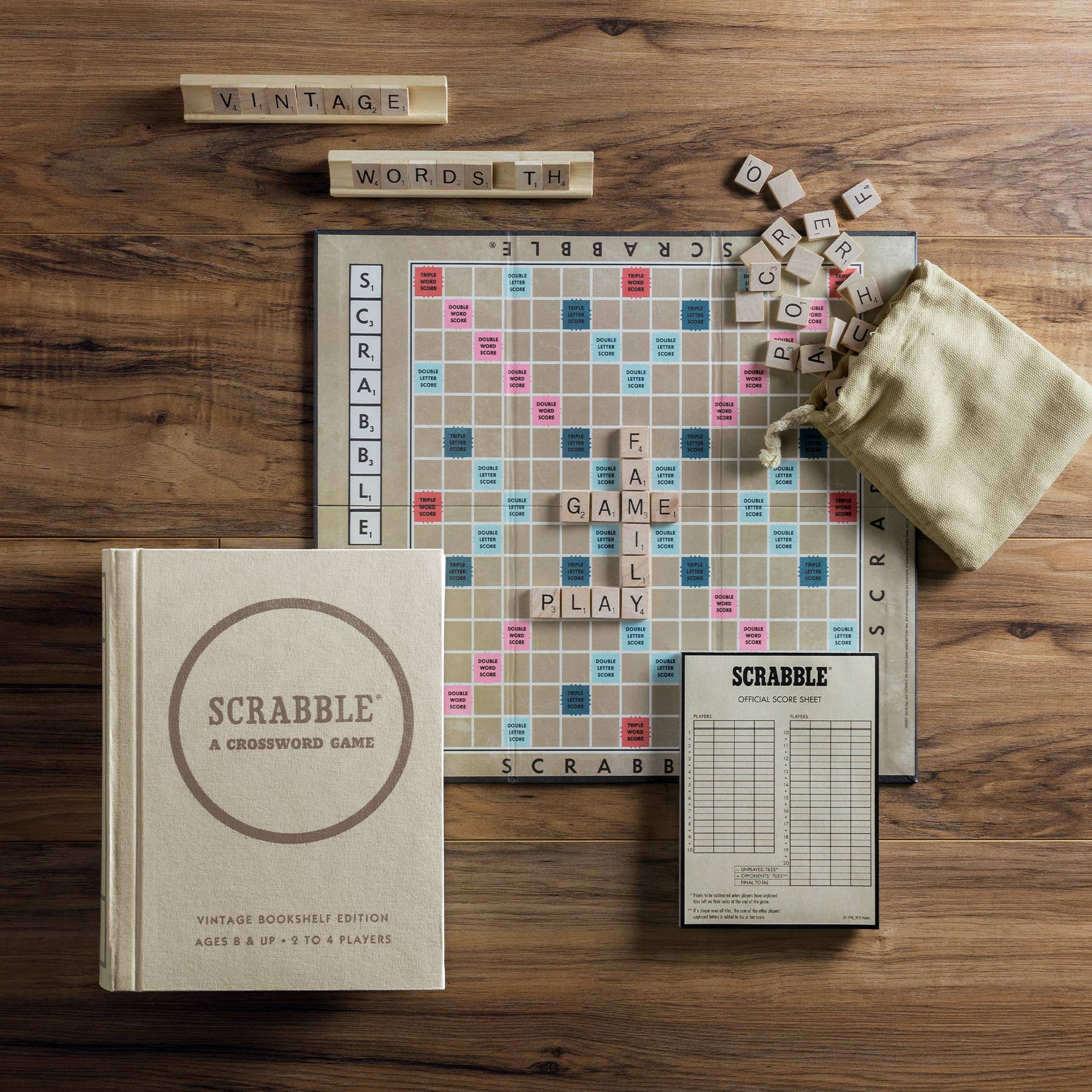 Scrabble Vintage Bookshelf Edition – WS Game Company
