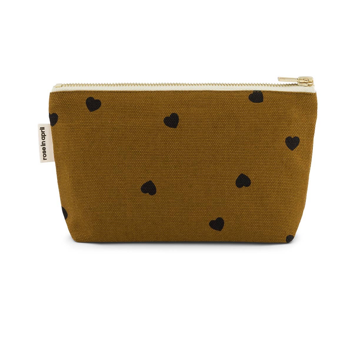 Sofia Pouch Cumin – Hearts – Rose in April