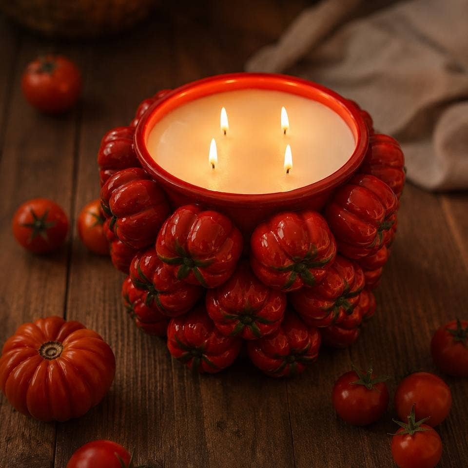 Huge Tomato Candle Bowl – Agaboo Candle