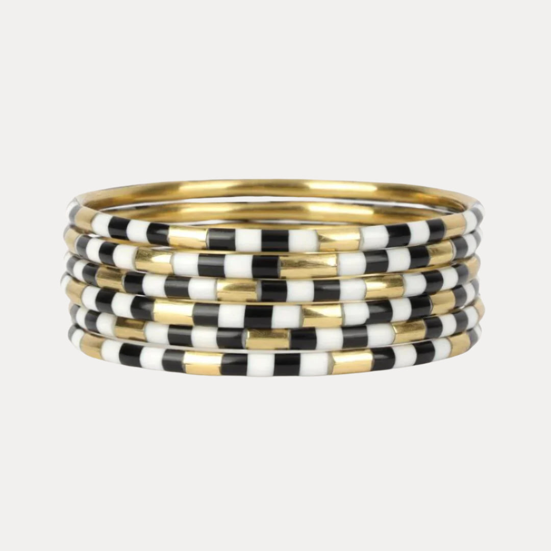 Veda Bangles Black & White – BuDhaGirl