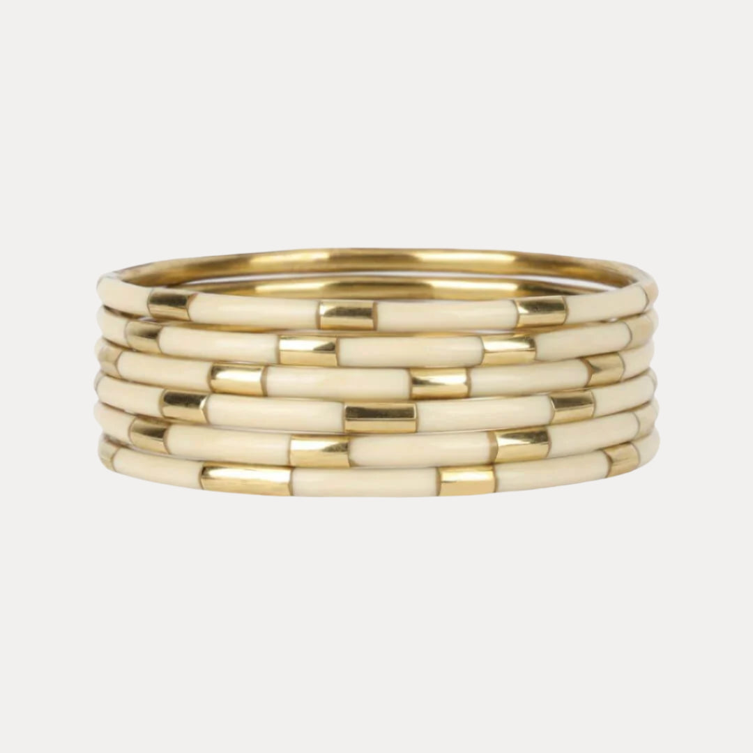 Veda Bangles Ivory – BuDhaGirl