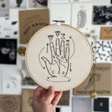 Embroidery Hoop Lines of the Hand
