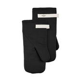 Black Oven Mitts